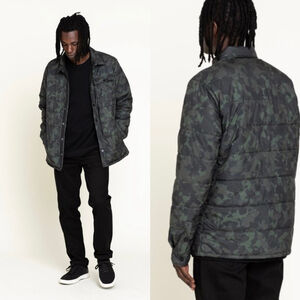 Baro The Station M Camouflage Insulated Puffer Jacket - L